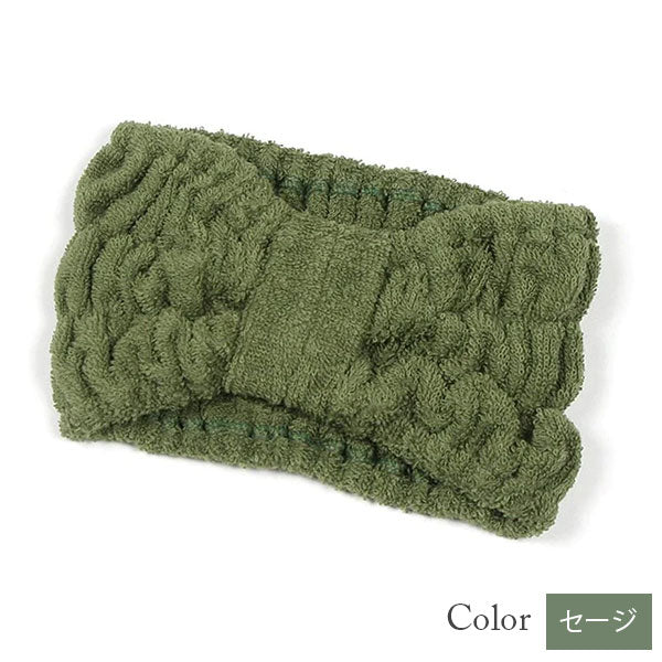 【今治タオル認定】幅広しっかりホールド ヘアターバン 美容系 サロン仕様(全10色)日本製・コットン100%