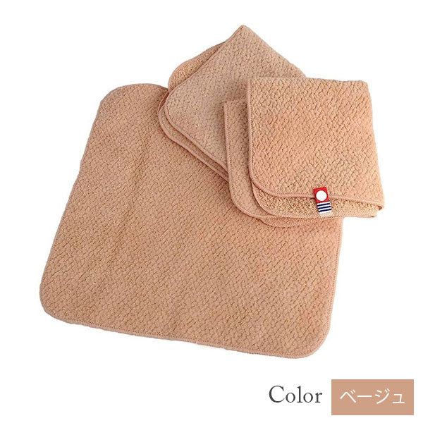 【39%割引】今治タオル ミニハンカチ 3枚セット|美容系 プロ仕様『百花繚乱』単色|日本製・コットン100%