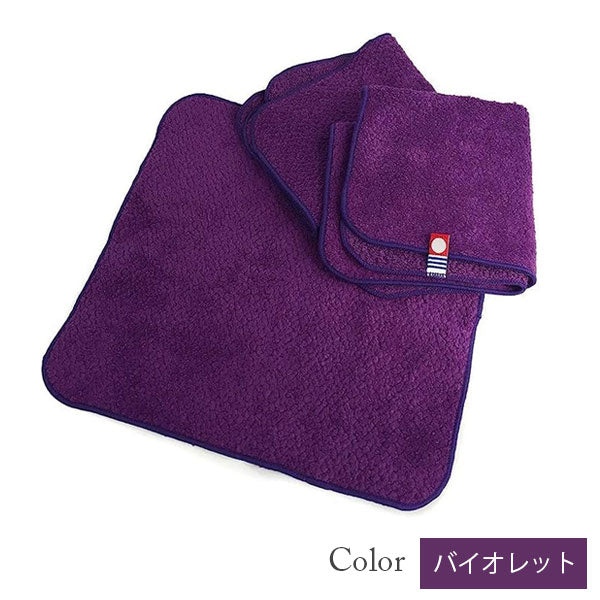 【39%割引】今治タオル ミニハンカチ 3枚セット|美容系 プロ仕様『百花繚乱』単色|日本製・コットン100%