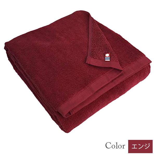 【今治タオル】バスタオル 美容系 プロ仕様|レッド系6色から選べる単色|M color(エムカラー)日本製・コットン100%