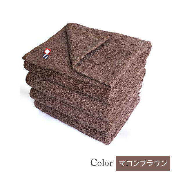 【25%割引】今治タオル フェイスタオル 4枚セット 美容系 プロ仕様|ブラウン系カラーから選べる単色|M color(エムカラー)日本製
