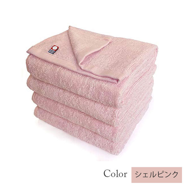 【25%割引】今治タオル フェイスタオル 4枚セット 美容系 プロ仕様|ピンク系カラーから選べる単色|M color(エムカラー)日本製