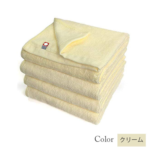 【25%割引】今治タオル フェイスタオル 4枚セット 美容系 プロ仕様|ホワイト系カラーから選べる単色|M color(エムカラー)日本製