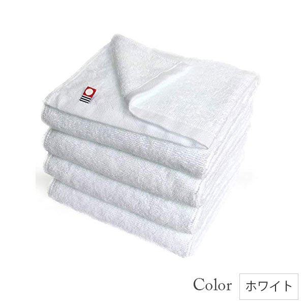【25%割引】今治タオル フェイスタオル 4枚セット 美容系 プロ仕様|ホワイト系カラーから選べる単色|M color(エムカラー)日本製