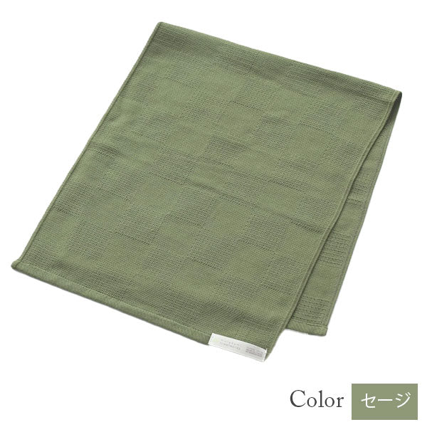 【今治タオル】宮城壮太郎デザイン フェイスタオル チェック柄 pt collection 組織織り(全15色)日本製・コットン100%