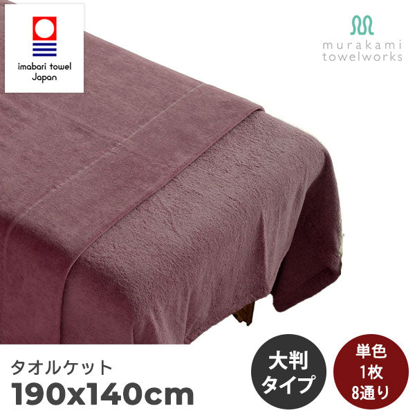 【今治タオル】大判タオルケット 美容系 エステサロン プロ仕様(全8色)日本製・コットン100%