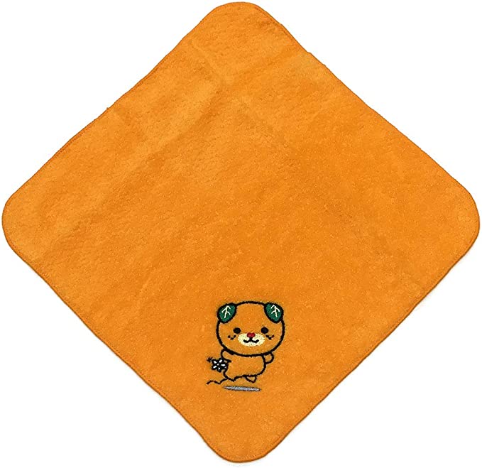 【みきゃん×村上タオルコラボ】刺繍入りハンカチ