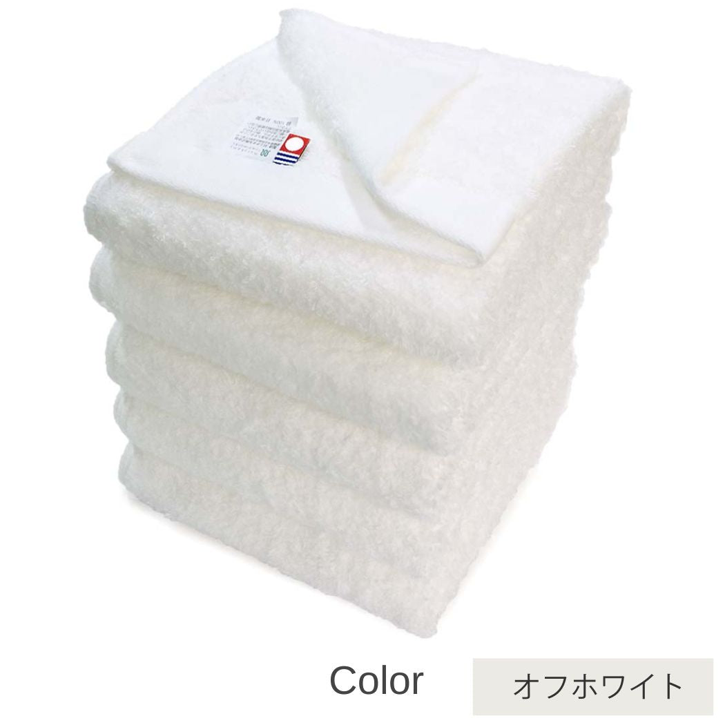 【今治タオル】フェイスタオル 5枚セット Premium Quality（プレミアムクオリティ）ふんわり やわらか スーペリア 日本製・コットン100%
